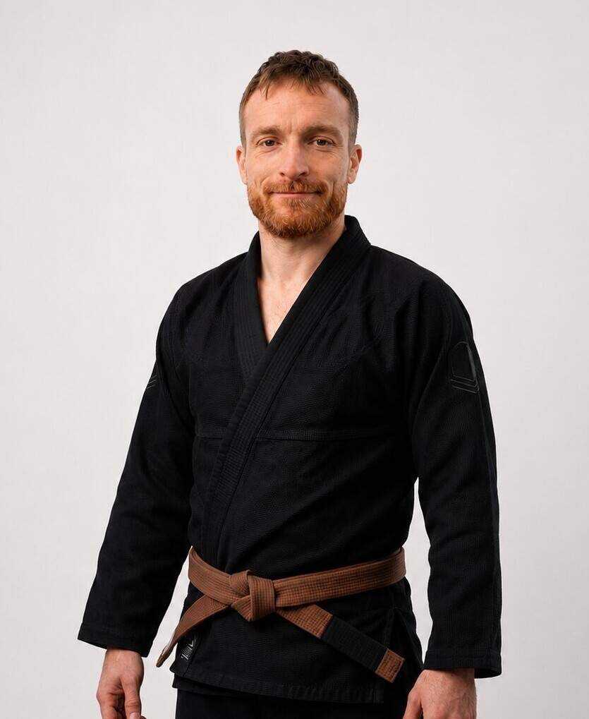 Björn Rudolph beim Karatetraining