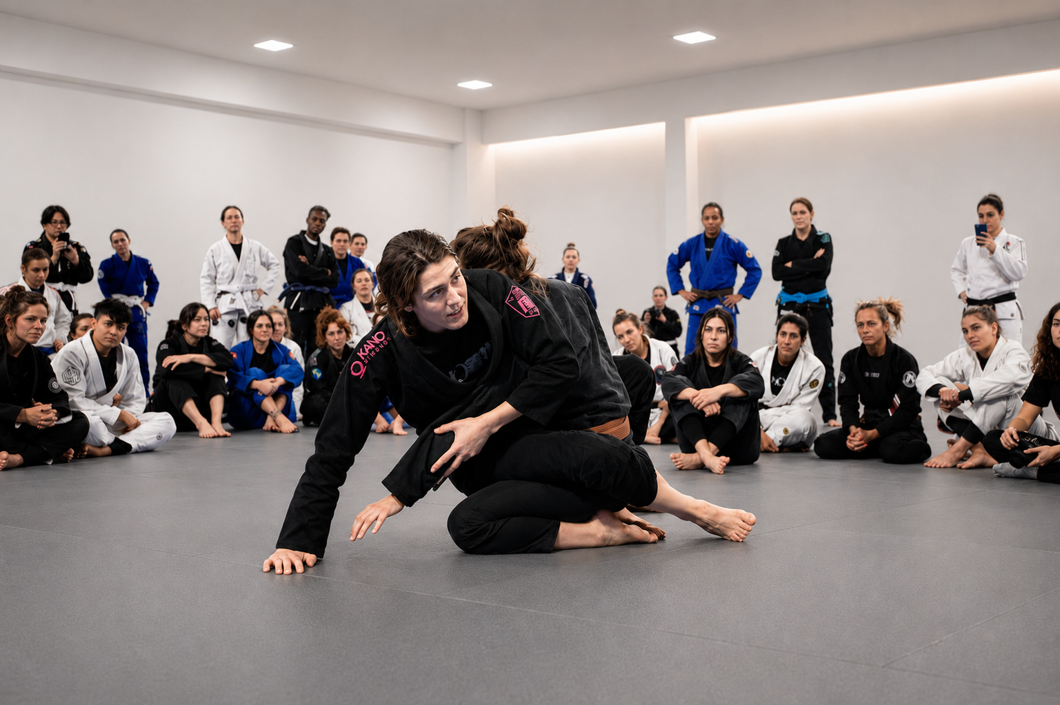 Denise Krahn bei der BJJ Women's Class, Hilti BJJ Berlin