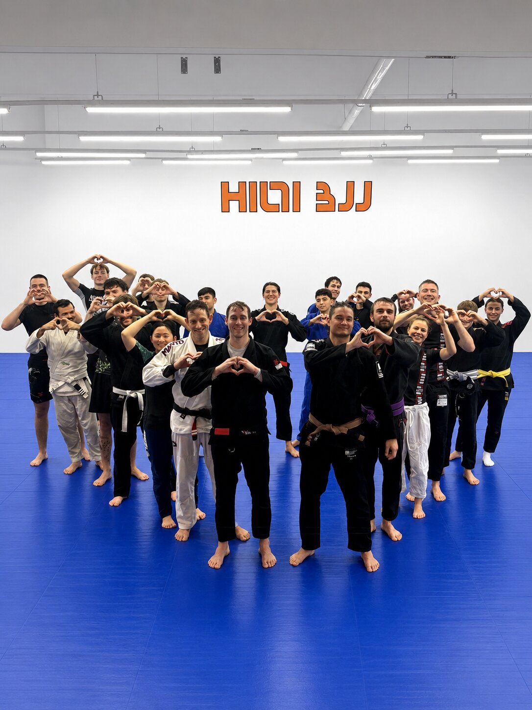 Hilti BJJ Berlin community on the mat
